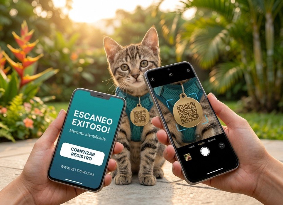Escanea el código QR de la placa